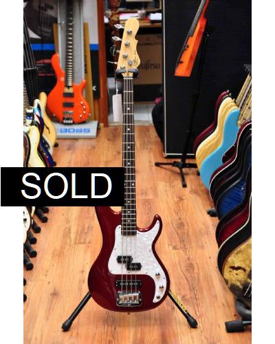 G&L Tribute SB-1 Bordeaux Red Metallic